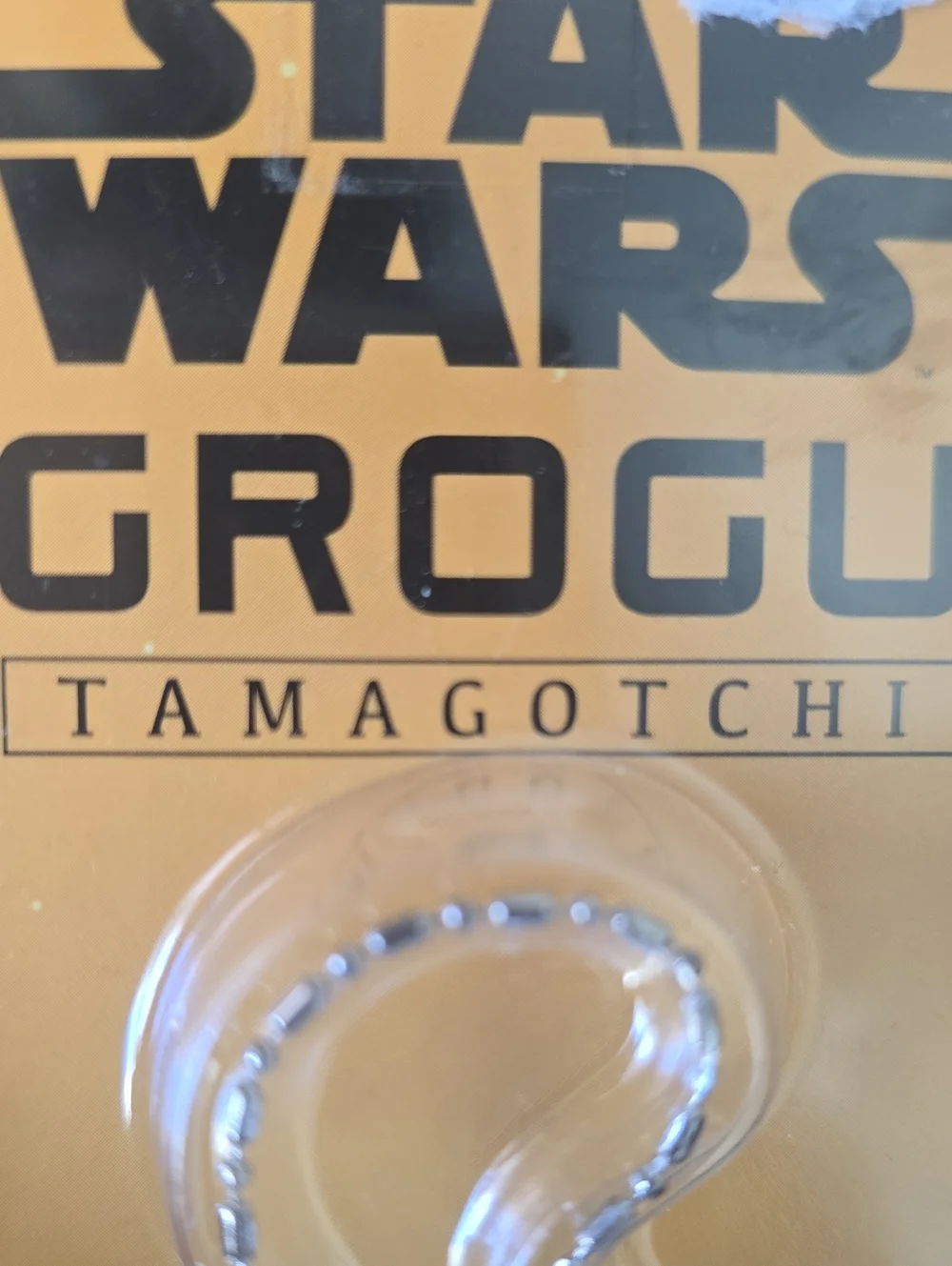 Star Wars Grogu Tamagotchi Blue Keychain Pocket Pet